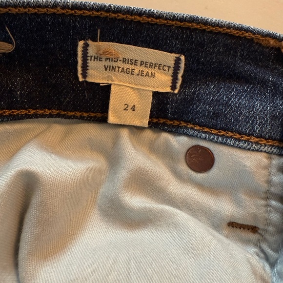 Madewell Mid-rise Perfect Vintage Jean, Size 24 - Picture 4 of 5